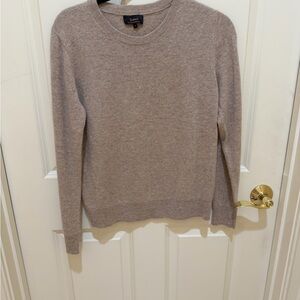 Quince Beige Cashmere Sweater
